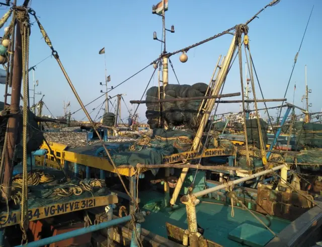 హార్బర్ వద్ద బోట్లు