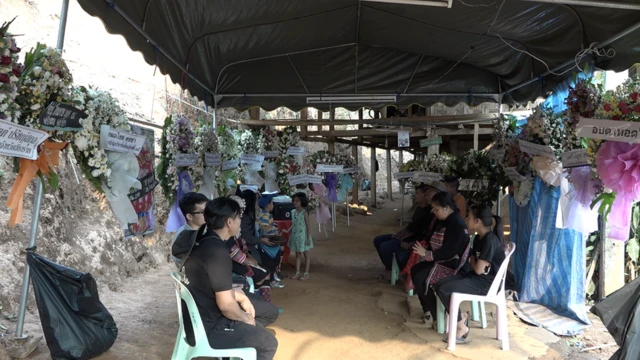 งานศพผู้เสียชีวิตจากไฟป่า