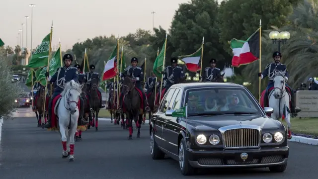 король Салман в Кувейте