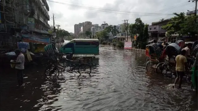 চট্টগ্রামের একটি এলাকার ছবি।