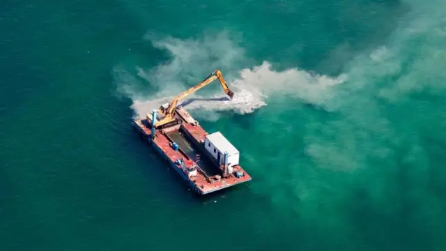 Строительство в море может привести к разрушению океанических экосистем