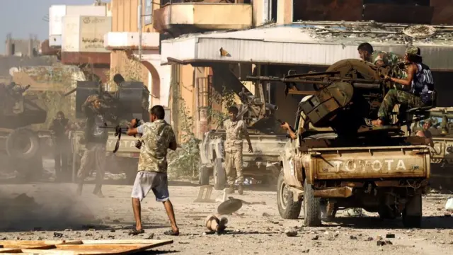 Бойцы Ливийской национальной армии