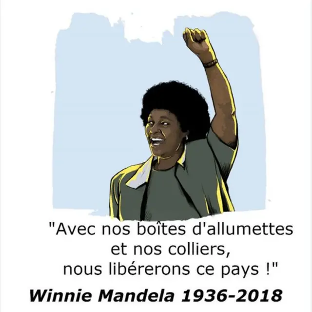 Ce commentaire, fait lors d'un rassemblement à Johannesburg, a créé une polémique .