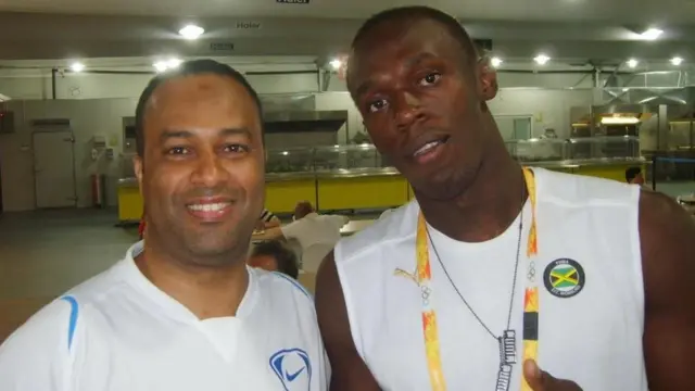 Bana Cali iyo ciyaaryahanka ugu orodka dheer dunida Usain Bolt