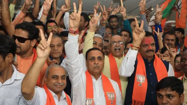 ચૂંટણી પરિણામો બાદ ગુજરાત ભાજપમાં ઉત્સાહની લહેર ફરી વળી હતી