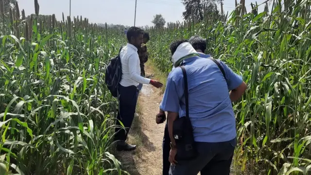 घटनास्थल पर मीडिया