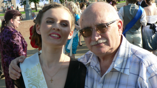 Сергей Ваганов с внучкой Екатериной Андреевой