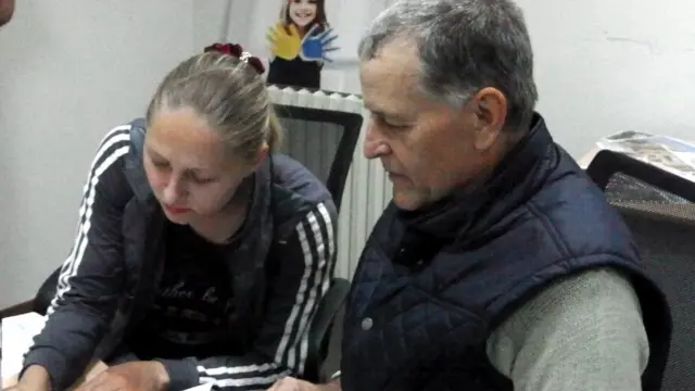 Костянтин Сизарєв з дружиною