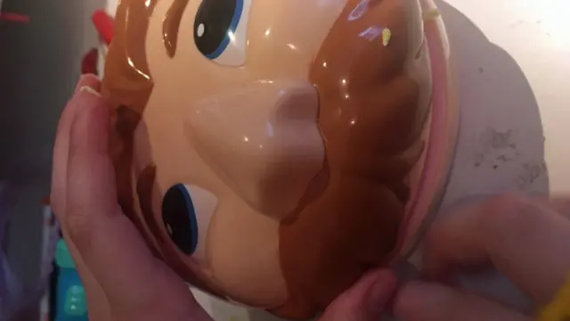 Игрушка - челюсть с зубами из пластилина