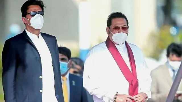 इमरान ख़ान और महिंदा राजपक्षे