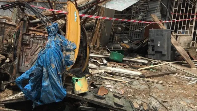 Gas explosion in Ajao Estate Lagos