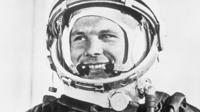 Yuri Gagarin, el primer hombre que llegó al espacio.