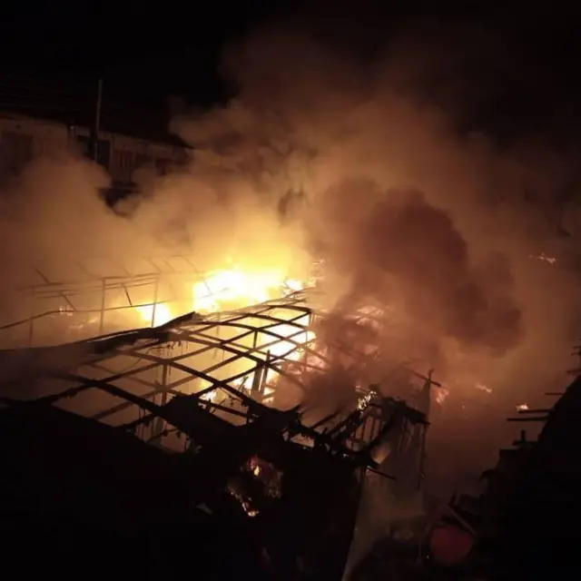 Kairo market fire