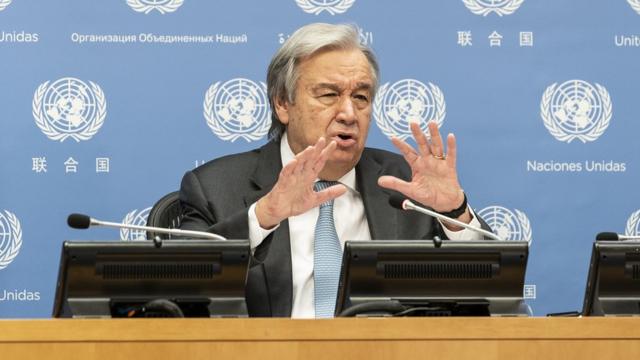 Birleşmiş Milletler Genel Sekreteri Antonio Guterres