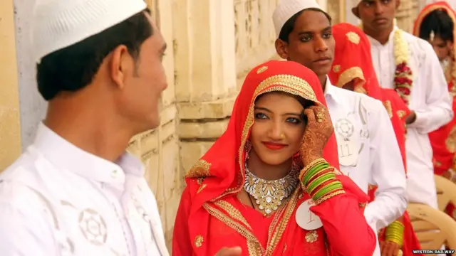 5. A mass marriage of Muslim community held in Ahmedabad