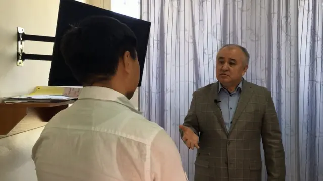 Текебаев жана журналист