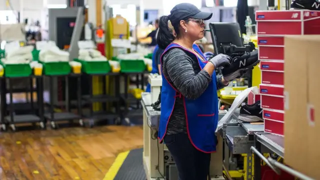 Trabajadora en Estados Unidos