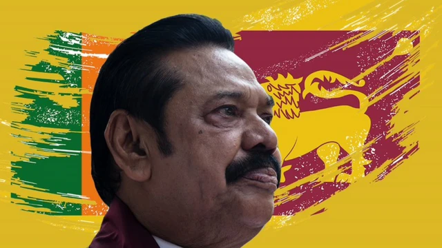Former Sri Lankan president Mahinda Rajapaksa
