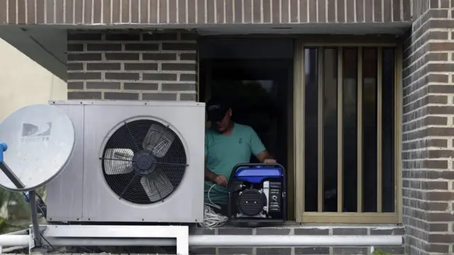 Acondicionador de aire con planta eléctrica en Venezuela