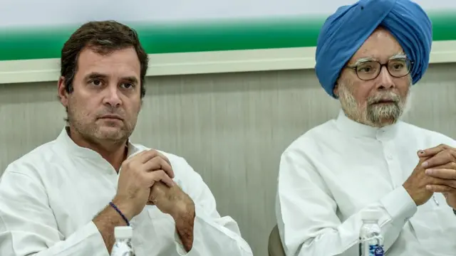 ராகுல் காந்தி மற்றும் மன்மோகன் சிங்