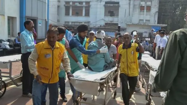 جرحى جراء انقلاب قطار