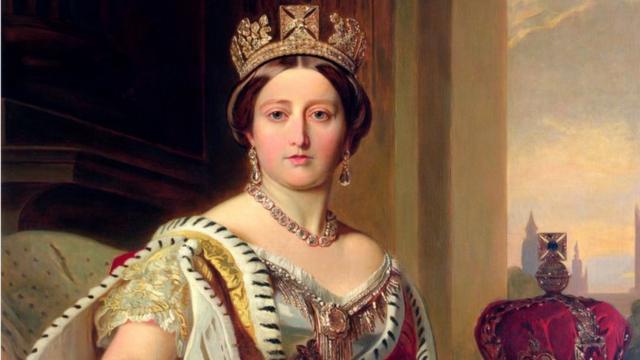 La reine Victoria, 1859. Victoria (1819-1901) a succédé à son oncle, Guillaume IV, sur le trône en 1837