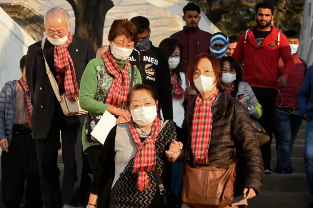 पशुपतिक्षेत्रमा विदेशी पर्यटक