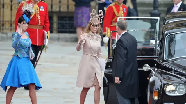 As princesas Beatrice e Eugenie