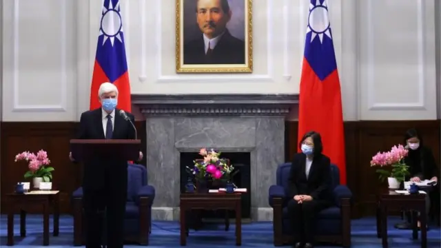 蔡英文会见美国代表团