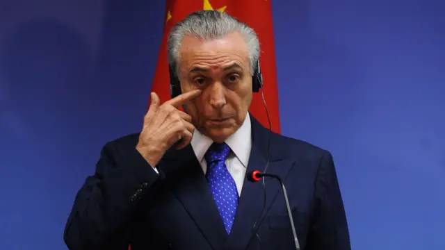 O presidente Michel Temer