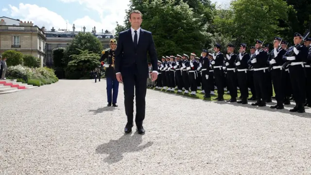 Макрон після інавгурації