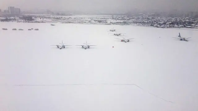 София под снегом