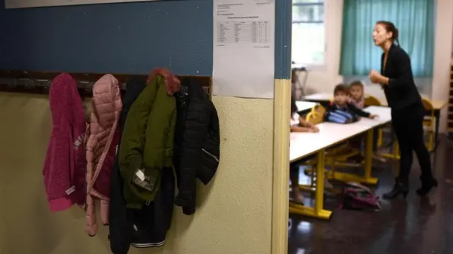 Professor em sala de aula