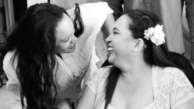 Rebeca y su madre