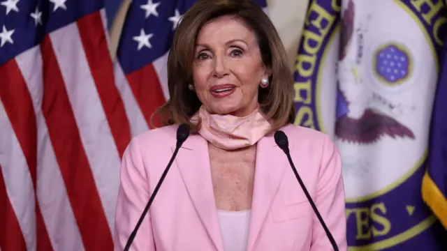 Nancy Pelosi, presidenta de la Cámara de Representantes de EE.UU.