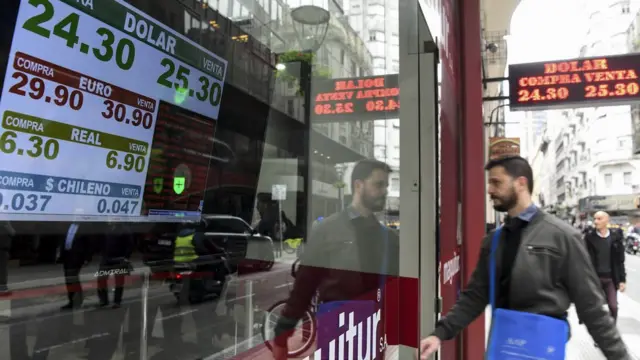 Casa de cambio en Argentina