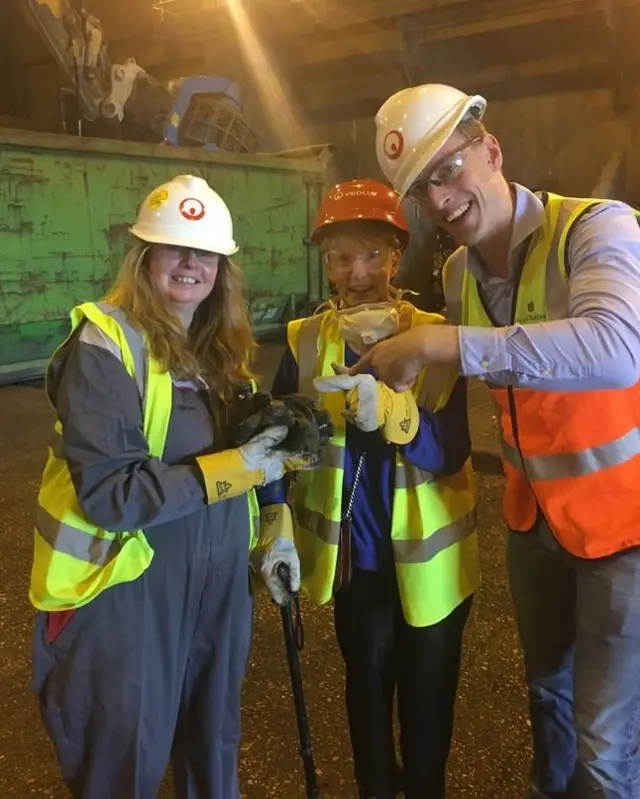 ごみ処理施設で見つかった時の「ズマ」。