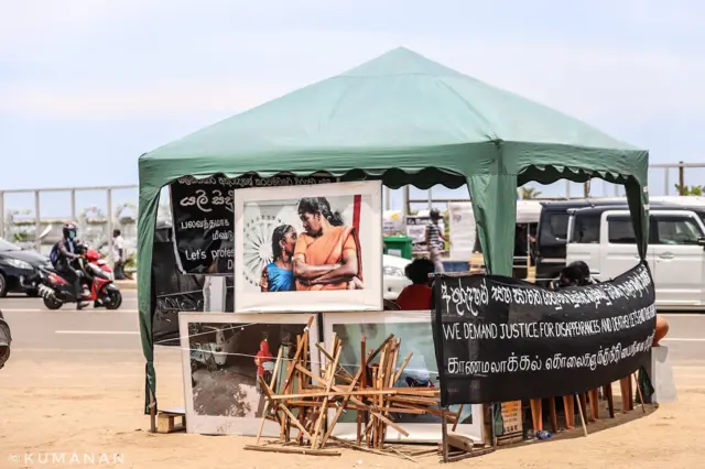 Gotagogama tent for the disappeared