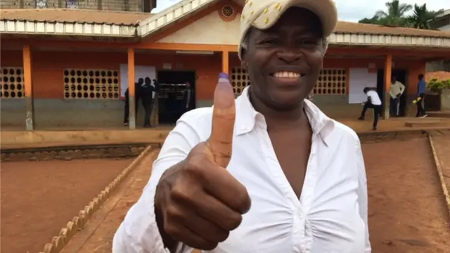 First pesin for vote pastor Efulekeng