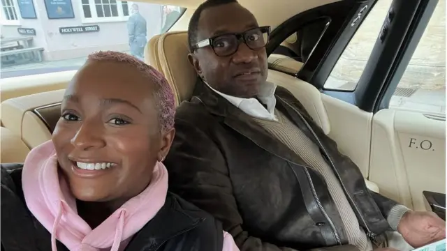 Cuppy and Femi Otedola