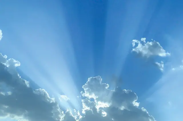 Illustration du ciel bleu