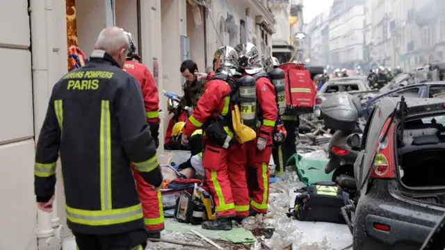 Місце вибуху в Парижі