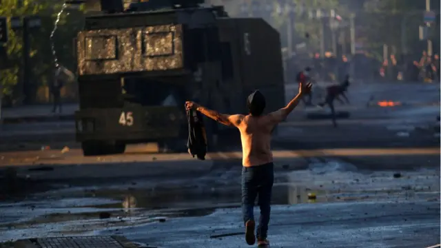 Protestos no Chile