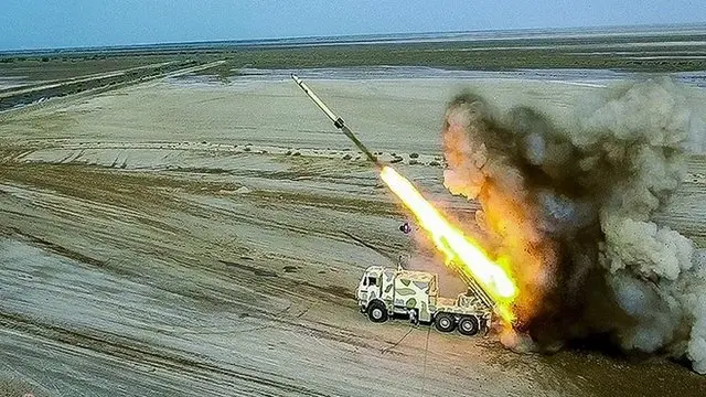 ارتش آمریکا می گوید موشک ها در قالب مانور پیامبر اعظم شلیک شده اند