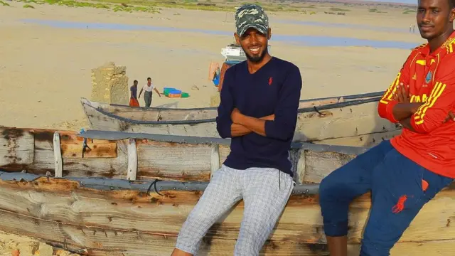 Xaamid (Bidix) oo ku sugan xeebta Garacad