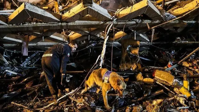 سومین روز عملیات نجات در محل حادثه ساختمان پلاسکو