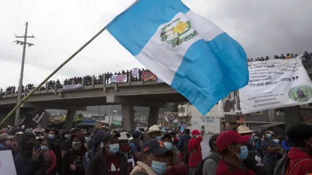 Protesta en Guatemala
