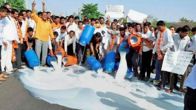 महाराष्ट्र में किसानों की हड़ताल