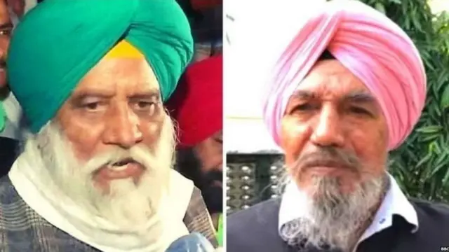 ਬਲਬੀਰ ਸਿੰਘ ਰਾਜੇਵਾਲ ਅਤੇ ਜੋਗਿੰਦਰ ਸਿੰਘ ਉਗਰਾਹਾਂ