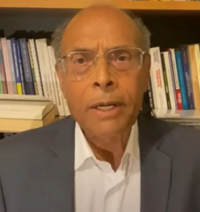 الرئيس التونسي السابق المنصف المرزوقي